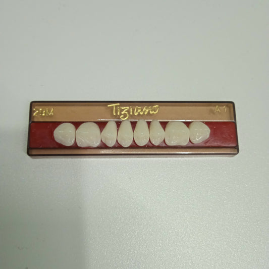 29M, color A1 dientes de acrílico Tiziano