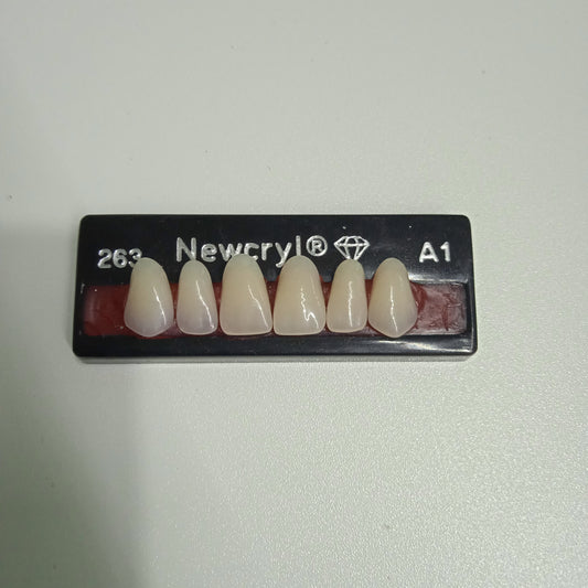 263, color A1 dientes de acrílico Newcryl